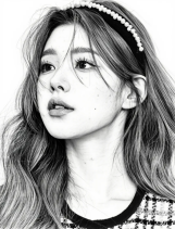 Photo transformed into multiple drawing styles